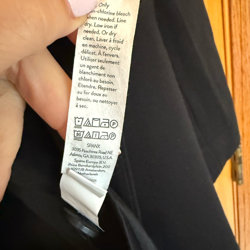 SPANX The Perfect Collarless Blazer black size XL - Picture 5 of 9